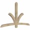 Ekena Millwork Davenport Rough Sawn Timber Gable Bracket, Douglas Fir, 84"W x 49"H x 4"D x 4"F, 14/12 Pitch GBW084X49X0404DAV00RDF - alternate 2
